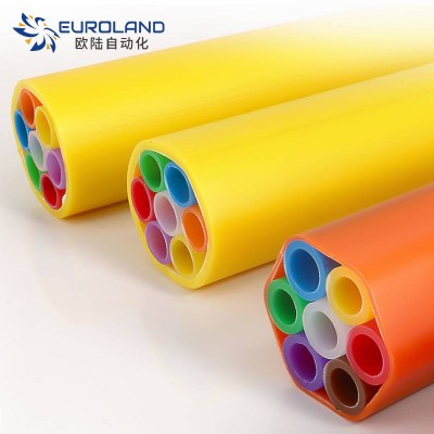 Optical Fiber Cable Accessories Micro Pipe 12/10mm 3way Bundle Pipe Hdpe Duct Microduct 3way