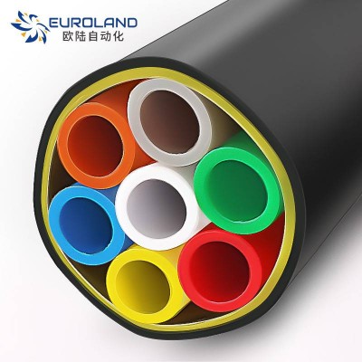 Hdpe Pipe 7 Ways 16/12 Bundle Microduct For Fiber Optic Cables